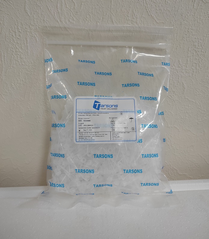 Наконечник Універсальний, нестерильний, без фільтру, 0 - 10 мкл, Tarsons